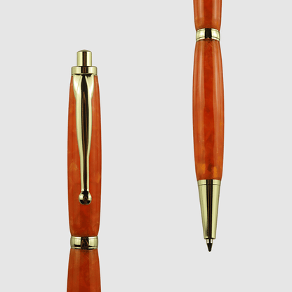 Acrylic Click Pen - Orange Candy