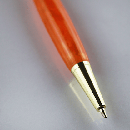 Acrylic Click Pen - Orange Candy