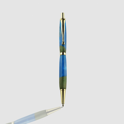 Acrylic Click Pen - Planet Earth