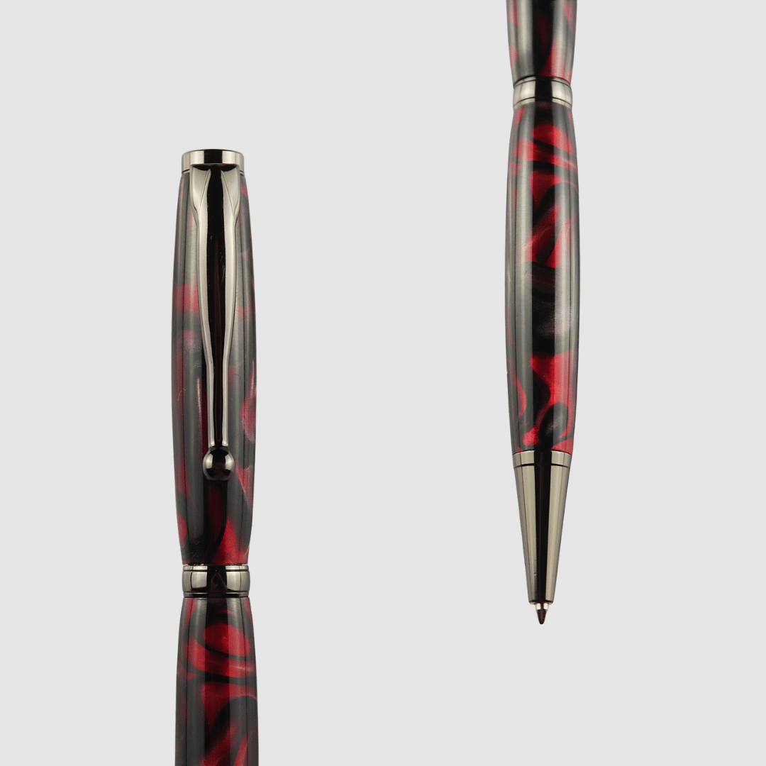 Acrylic Twist Pen - Black Widow