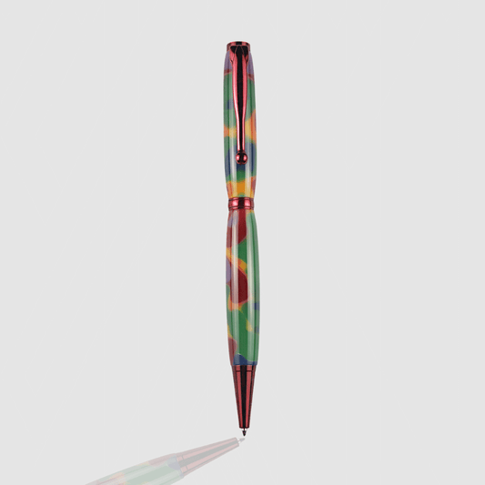Acrylic Twist Pen - Carnival Camo