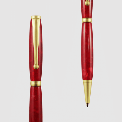 Acrylic Twist Pen - Red Candy