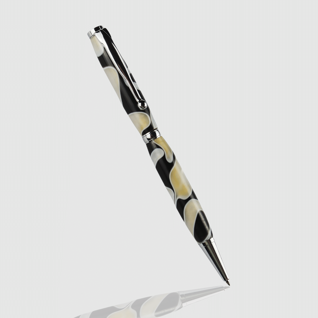 Acrylic Twist Pen - Snow Leopard
