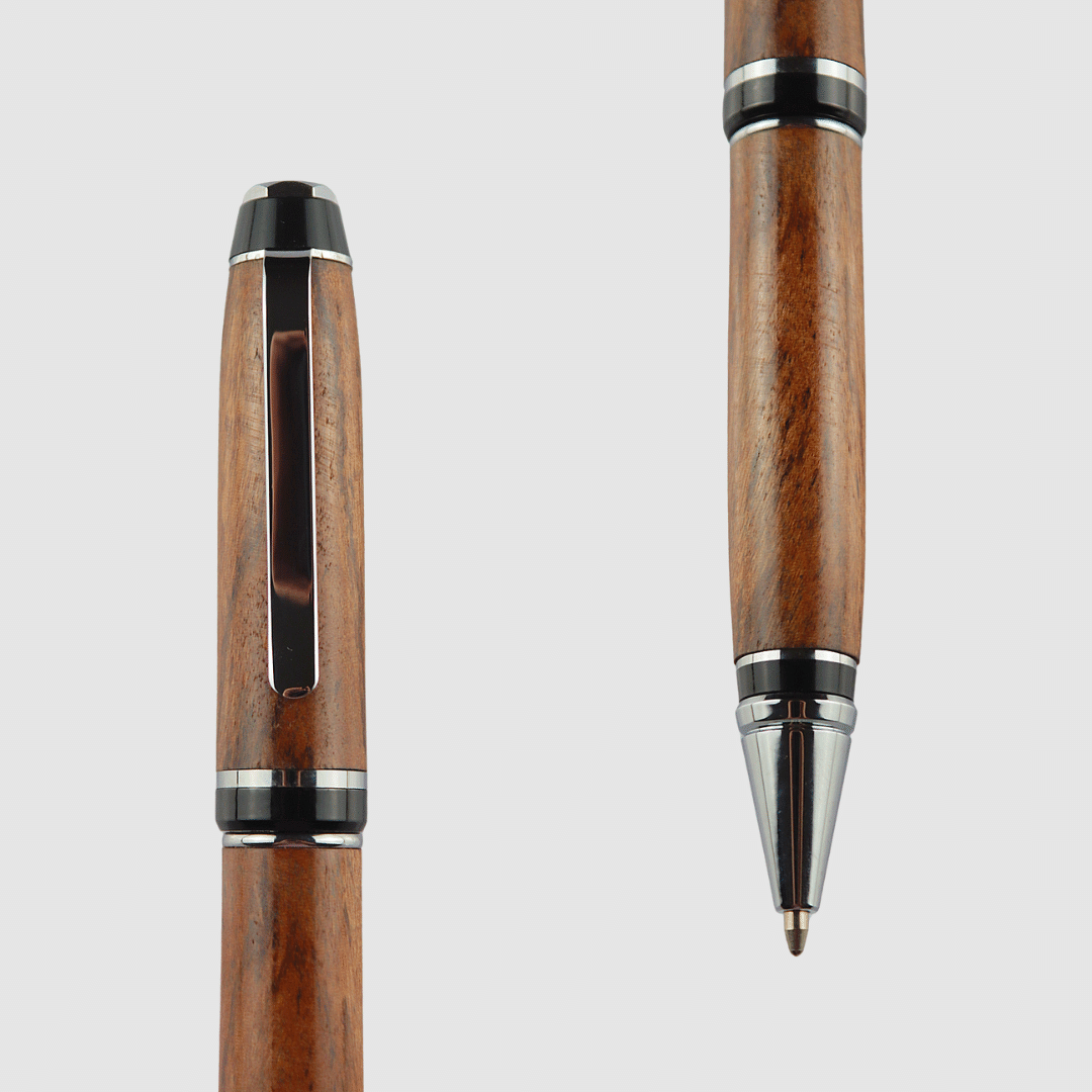 Cigar Twist Pen - Silver