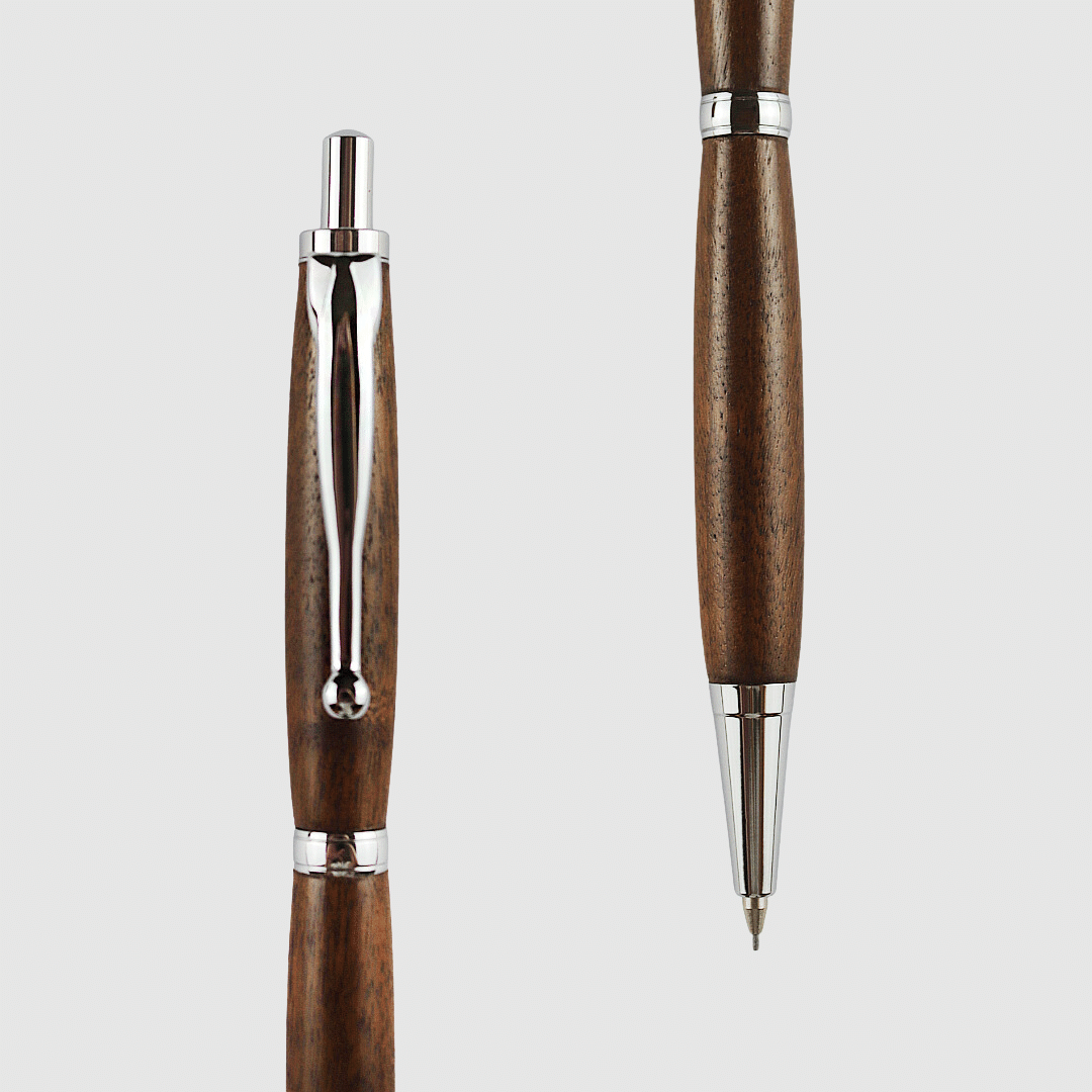 Matching Gift Set - Imbuia Wood Pen & Pencil