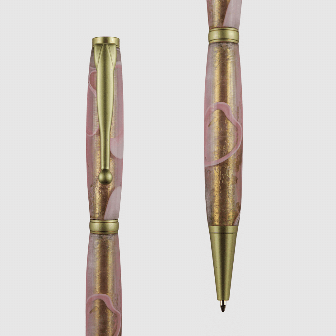 Acrylic Twist Pen - Dusty Pink