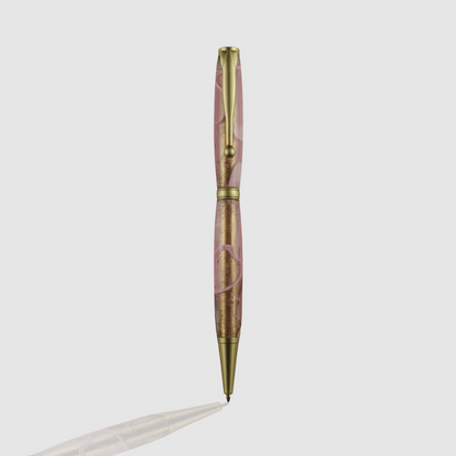 Acrylic Twist Pen - Dusty Pink