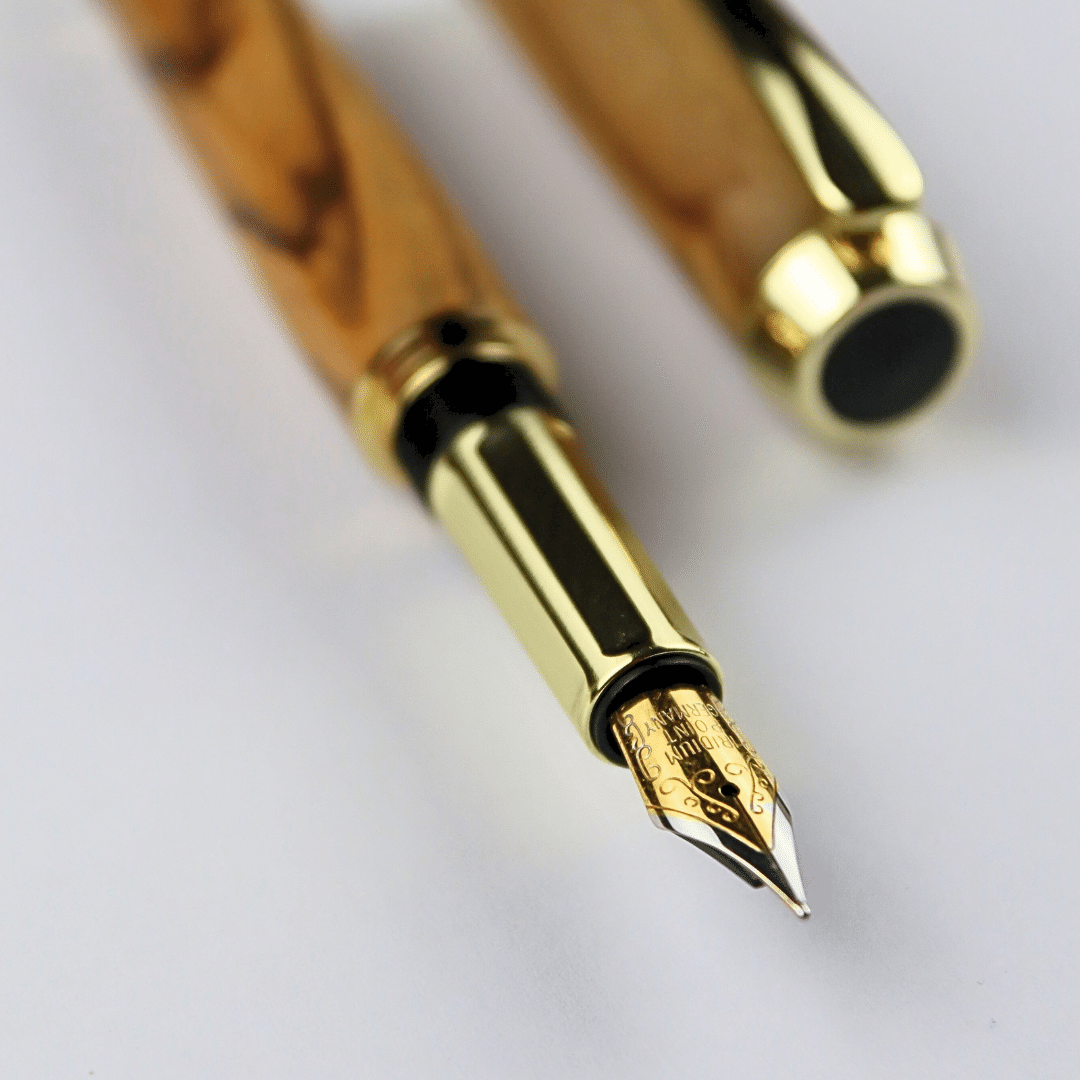 Jr Gentleman Fountain Pen - Gold