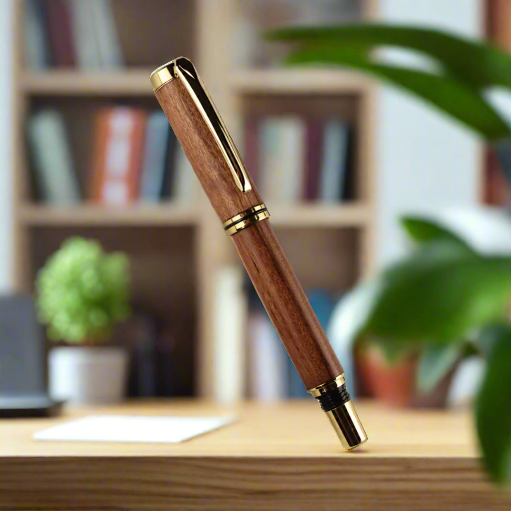 Jr Gentleman Rollerball Pen - Gold