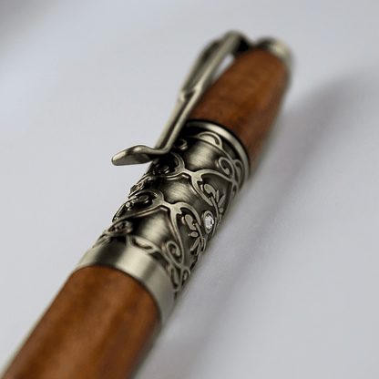 Royal Knight Twist Pen - Antique Pewter