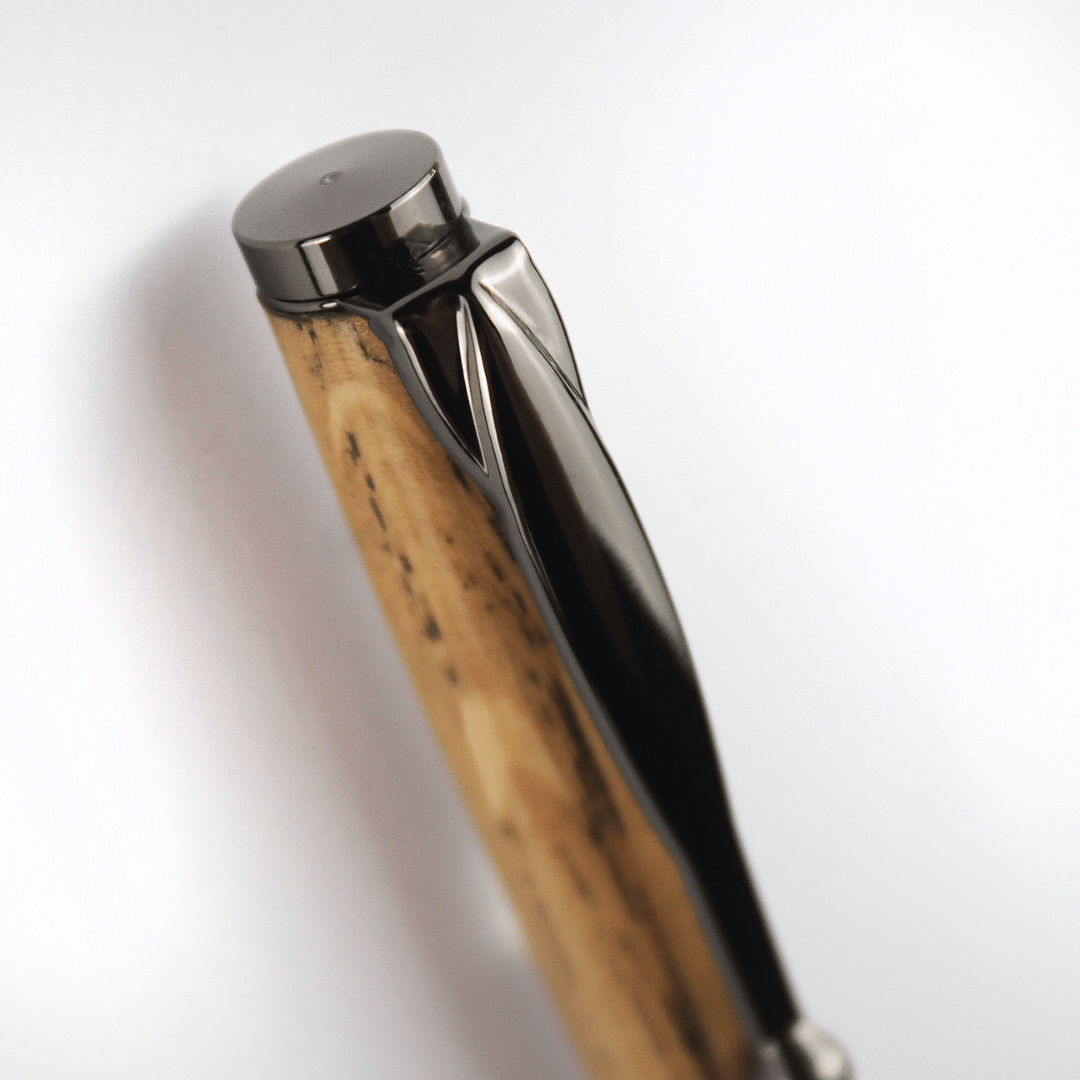 Oak Twist Pen - Gun Metal Grey